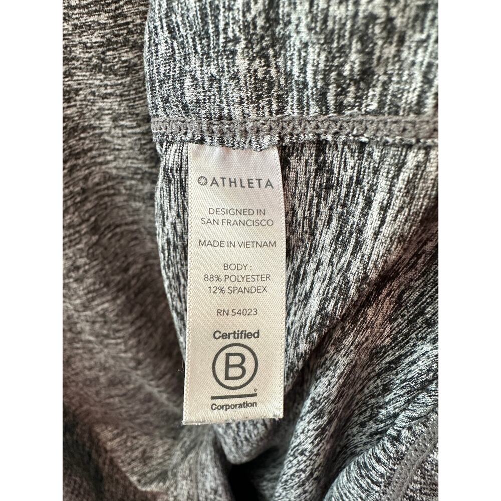 ATHLETA | Gray Long Sleeve Athletic Top Soft Stretch Crewneck | Large - Picture 5 of 6
